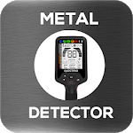 Real metal detector with sound: metal finder app icon
