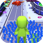 Run in Crowd City icon