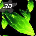 3D Crystals Particles Live Wallpaper icon