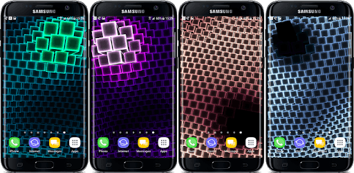 Neon Cube Cells 3D Live Wallpaper pc screenshot Neon Cube Cells 3D Live Wallpaper pc screenshot