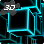 Infinity Cubes Matrix 3D Live Wallpaper icon