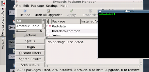 Debian noroot pc screenshot