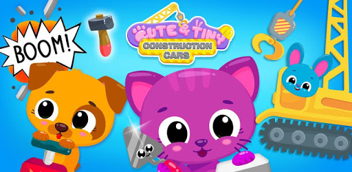 Cute & Tiny Construction Cars - Build a Pet Town pc screenshot