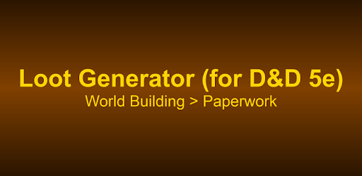 Loot Generator (for D&D 5e) pc screenshot
