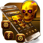 Dark Golden Skull Theme for pc icon