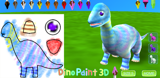 Dinosaur Coloring 3D - AR pc screenshot