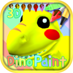 Dinosaur Coloring 3D - AR for pc icon