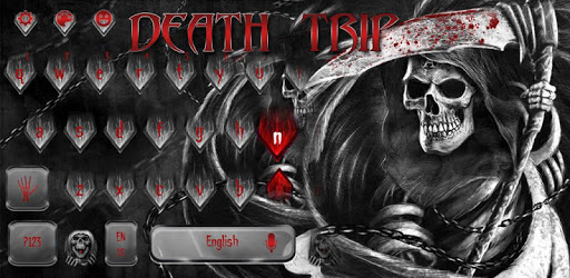 Skull grim reaper Keyboard Theme pc screenshot Skull grim reaper Keyboard Theme pc screenshot