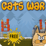 Angry Cats War: snowballs icon