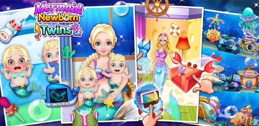 Mermaid Newborn Twins Baby pc screenshot Mermaid Newborn Twins Baby pc screenshot