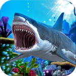 Angry Shark Survival Hunger- Free Games icon
