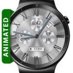 Classic White HD WatchFace Widget & Live Wallpaper icon