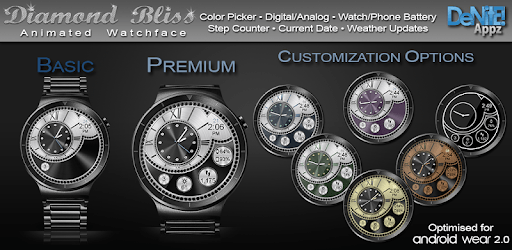 Diamond Bliss HD WatchFace Widget & Live Wallpaper pc screenshot Diamond Bliss HD WatchFace Widget & Live Wallpaper pc screenshot