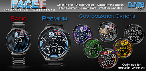 FACE-ie HD Watch Face Widget & Live Wallpaper pc screenshot FACE-ie HD Watch Face Widget & Live Wallpaper pc screenshot