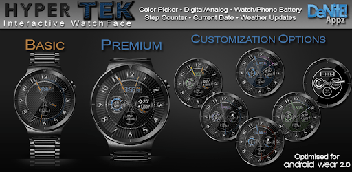 Hyper Tek HD WatchFace Widget & Live Wallpaper pc screenshot Hyper Tek HD WatchFace Widget & Live Wallpaper pc screenshot