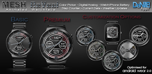 Mesh ReVeal HD Watch Face Widget & Live Wallpaper pc screenshot