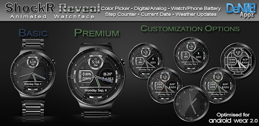 ShockR ReVeal HD WatchFace Widget & Live Wallpaper pc screenshot