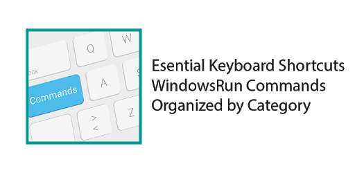 Commands & Shortcuts - Windows pc screenshot