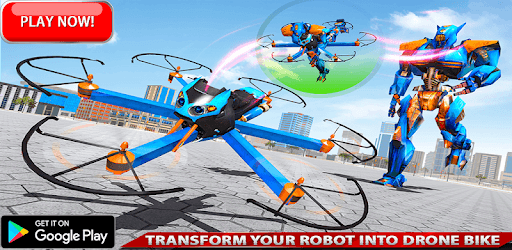 Drone Robot Car Transforming Game– Car Robot Games pc screenshot