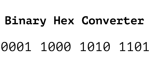 Binary Hex Converter pc screenshot Binary Hex Converter pc screenshot