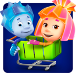 Fiksiki Supermarket Shopping Games for Kids icon