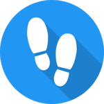 Pedometer and Step Counter for Walking and Running icon