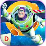 space shooter and shooting buzz icon