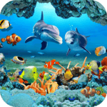 Fish Live Wallpaper 3D Aquarium Background HD 2018 icon