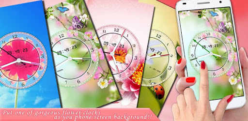 Flower Clock Live Wallpaper 2018: Luxury Watch 3D pc screenshot Flower Clock Live Wallpaper 2018: Luxury Watch 3D pc screenshot