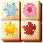 Mahjong Garden Four Seasons - Free Tile Game icon