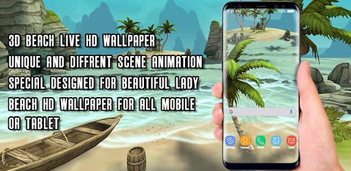 Beach Live Wallpaper HD Background: Island 3D pc screenshot
