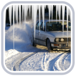 Snowy City Car Drift icon