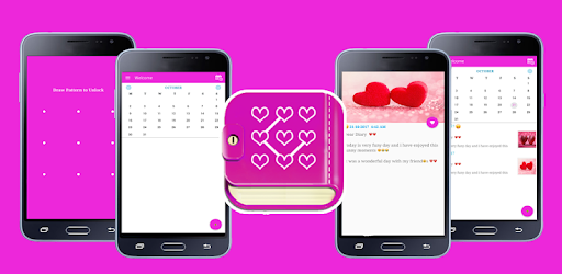 Diary with lock Pattern pc screenshot Diary with lock Pattern pc screenshot
