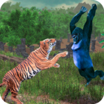 Wild Tiger Vs BigFoot Gorilla icon