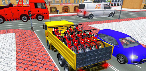 Bicycle Transport Truck Driver 3D pc screenshot Bicycle Transport Truck Driver 3D pc screenshot
