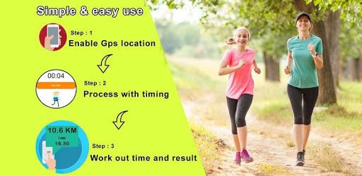Walking and  running  distance calculate & Tracker pc screenshot