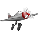 Military aircraft icon