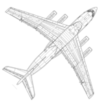 Construction of aircraft icon