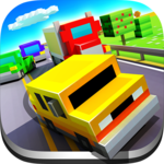Blocky Highway: Traffic Racing icon