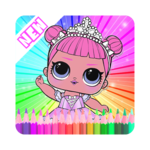 Coloring Book Surprise Dolls, LoL icon