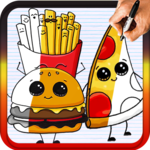 How to draw Foods icon