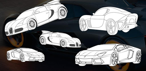Super Car Colouring Games - Cars Coloring Book pc screenshot Super Car Colouring Games - Cars Coloring Book pc screenshot