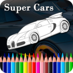 Super Car Colouring Games - Cars Coloring Book icon