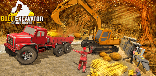 Gold Excavator Crane Driver 3D pc screenshot Gold Excavator Crane Driver 3D pc screenshot