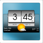 3D Flip Clock & Weather for pc icon 3D Flip Clock & Weather for pc icon