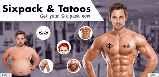 Men Body Styles SixPack tattoo - Photo Editor app pc screenshot