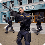 NY Police Battle Bank Robbery Gangster Crime icon