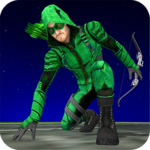 Superhero Green Arrow Archery Assassin icon