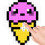 Pixel Draw - Number Art Coloring Book icon