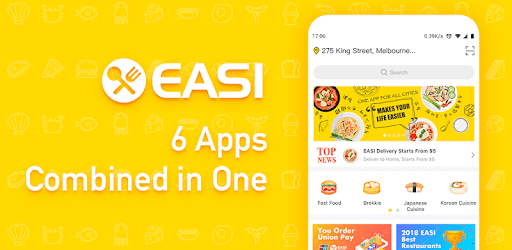 EASI - Food Delivery pc screenshot EASI - Food Delivery pc screenshot
